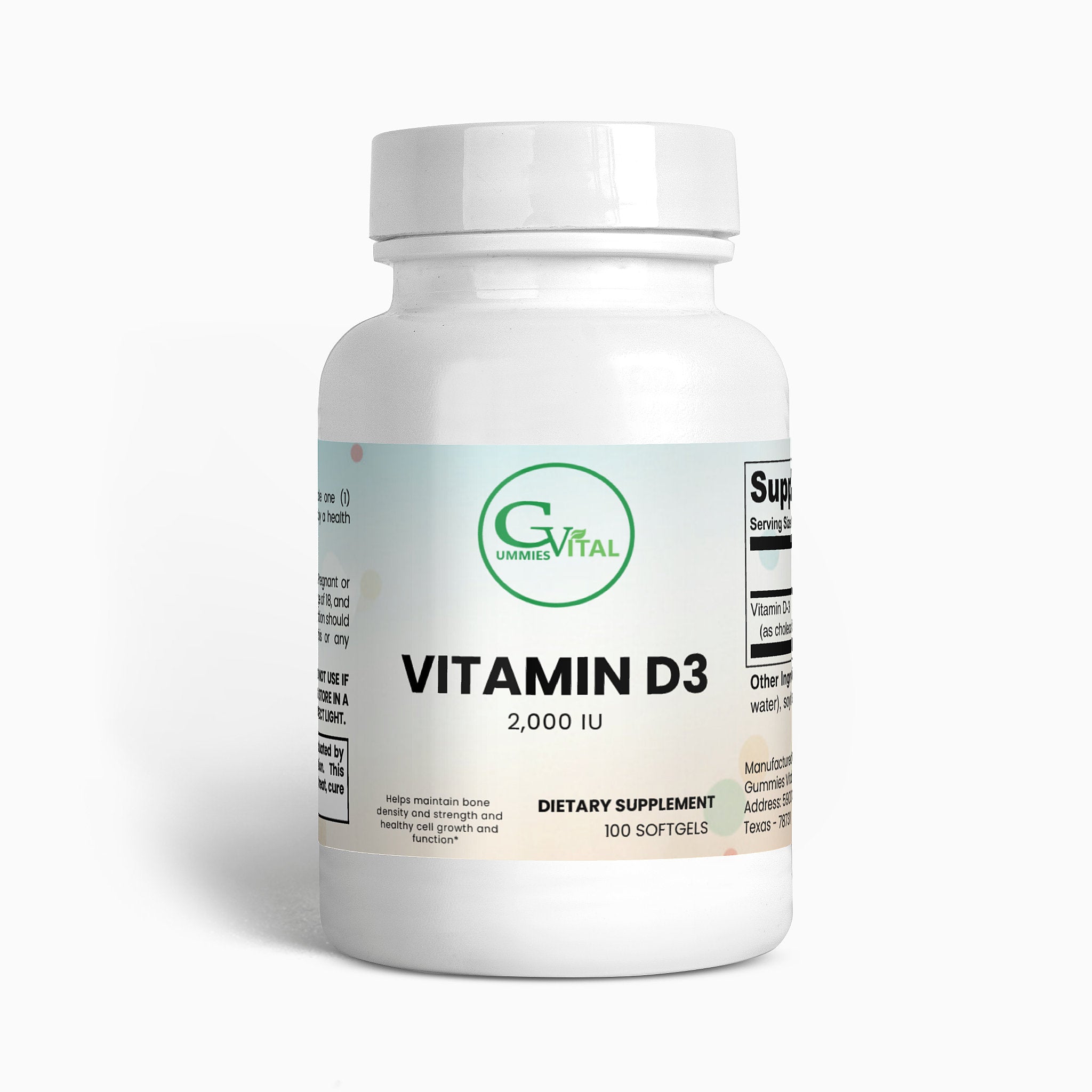 Vitamin D3 2,000 IU