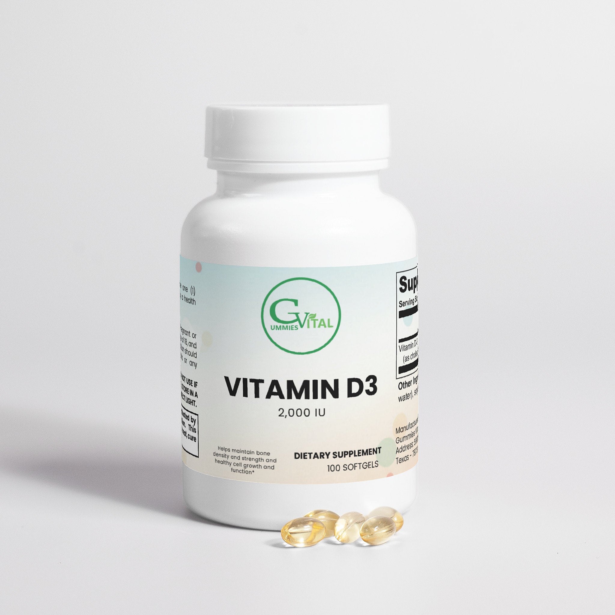 Vitamin D3 2,000 IU